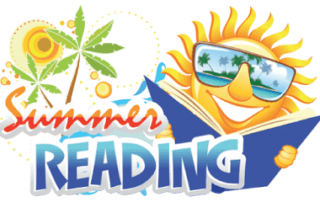 Picture of a sun reading a book